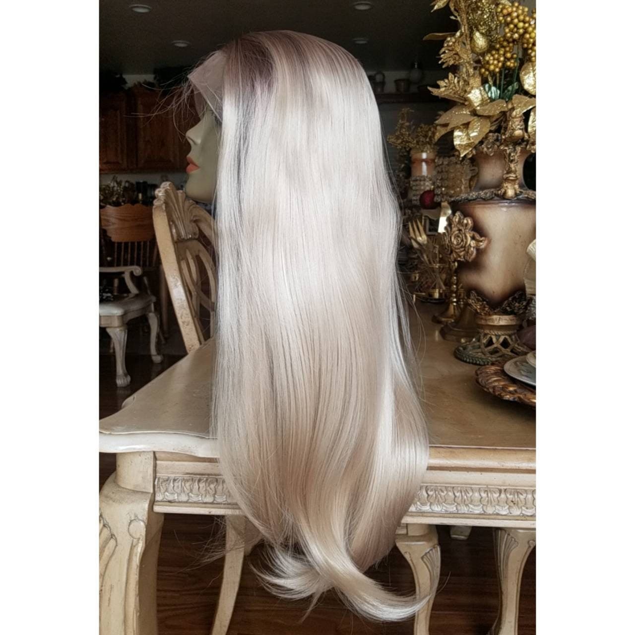 Ombre Blonde Lace Front Wig - Thumbnail 4