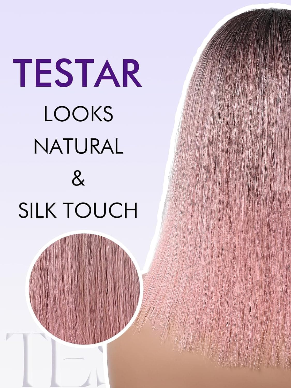 Bob Pink Beauty Full Wig - Thumbnail 3