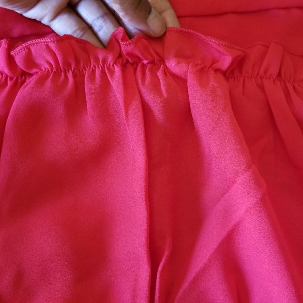 Red Beauty Crop 2 piece Maxi Dress - Thumbnail 5