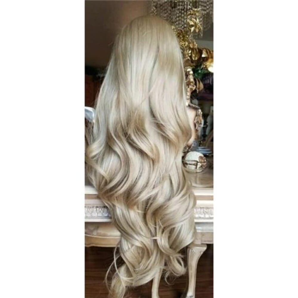 Ash Blonde Lace Front Wig - Thumbnail 9