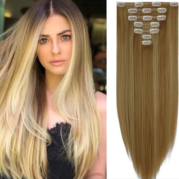 Beautiful Full Head clip in Extension - Thumbnail 2