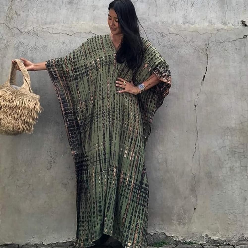 Beautiful Kaftan Dress Size L/XL - Thumbnail 7