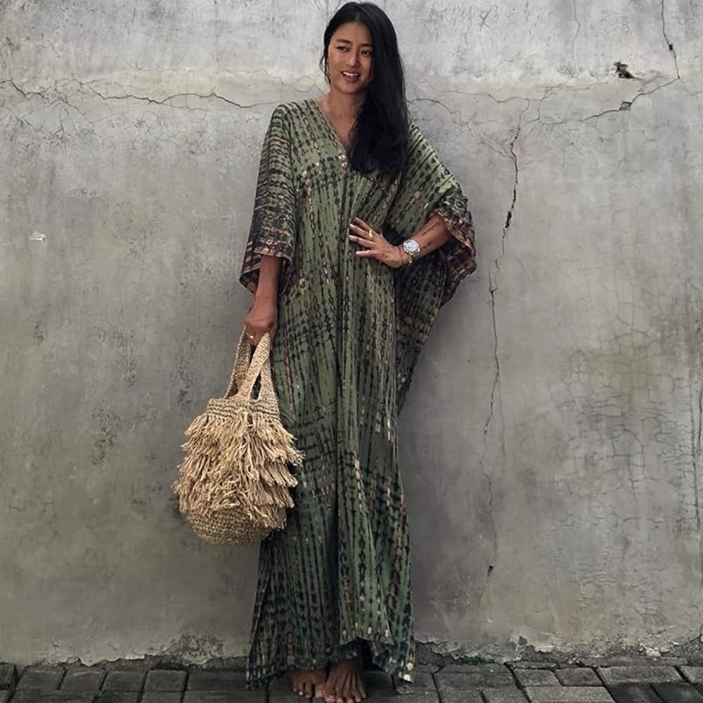 Beautiful Kaftan Dress Size L/XL - Thumbnail 3