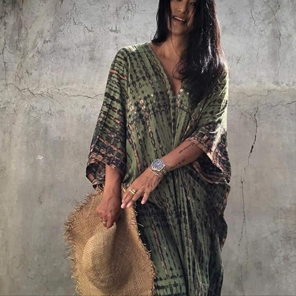 Beautiful Kaftan Dress Size L/XL - Thumbnail 4