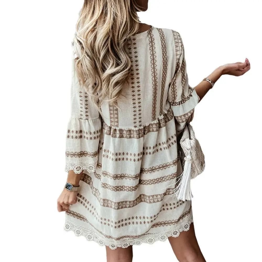 Beautiful Summer Vintage Boho Dress - Festival Dress - Boho Maxi Dr… - Thumbnail 7