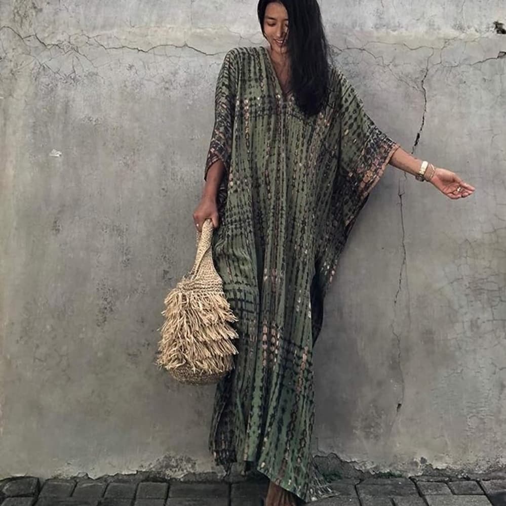 Beautiful Kaftan Dress Size L/XL - Thumbnail 5