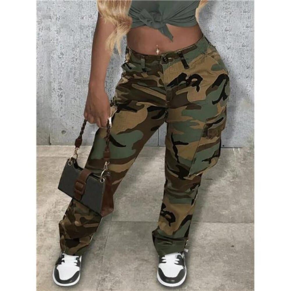 Marika Sila Women's Camouflage Cargo Pants - Thumbnail 7