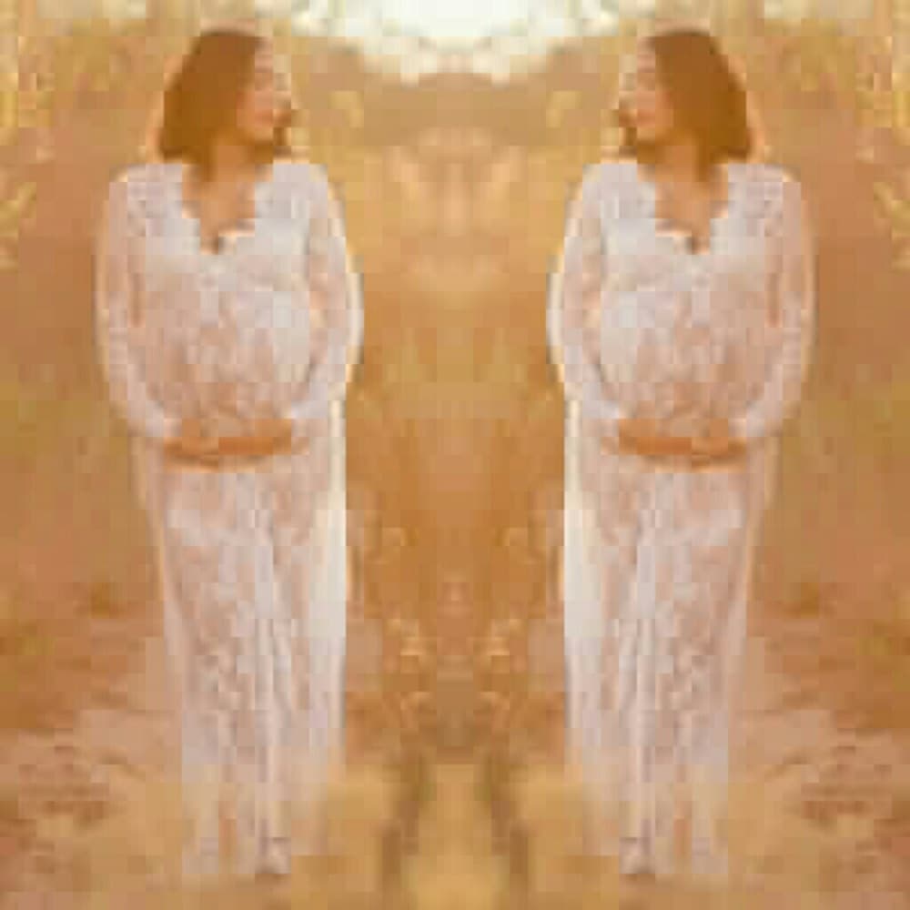White Beauty Crochet Beach Cover - Thumbnail 3