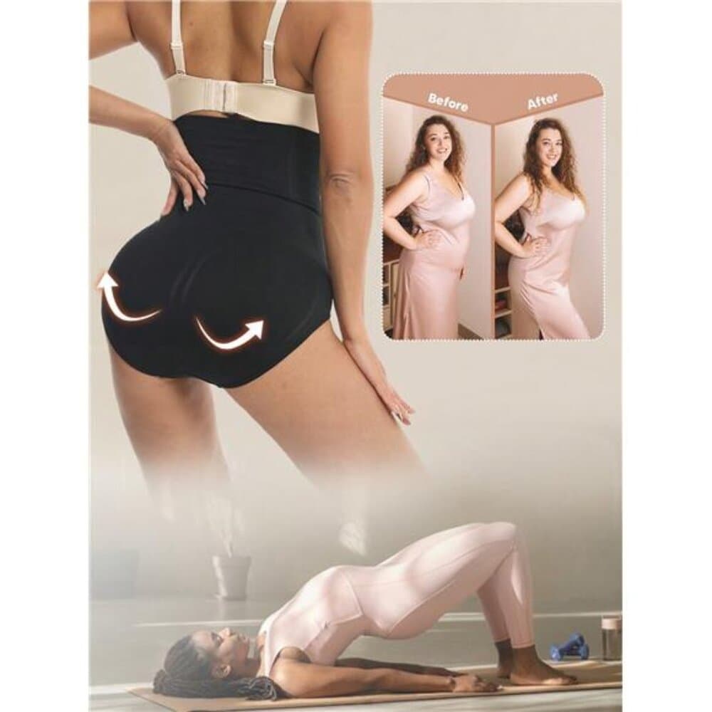 1 Pc Seamless High Waist Shaping Panties Slimming Tummy Control Waist Trainer - Thumbnail 8
