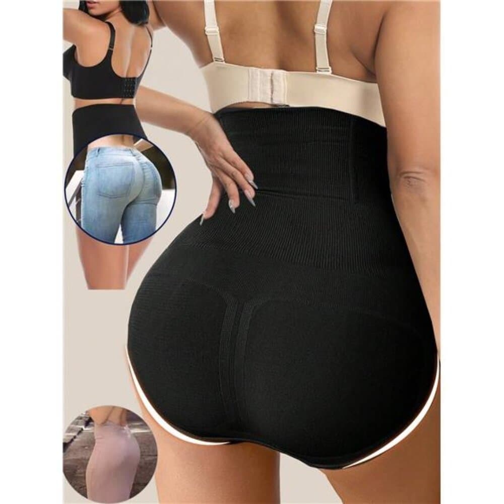 1 Pc Seamless High Waist Shaping Panties Slimming Tummy Control Waist Trainer - Thumbnail 3