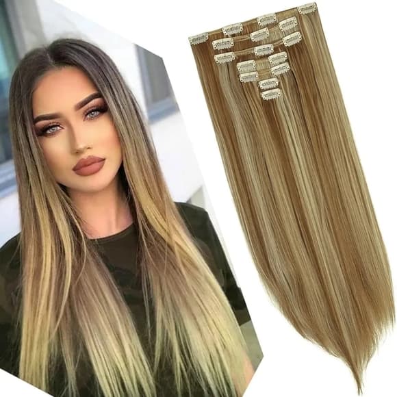 Beautiful Full Head clip in Extension - Thumbnail 10