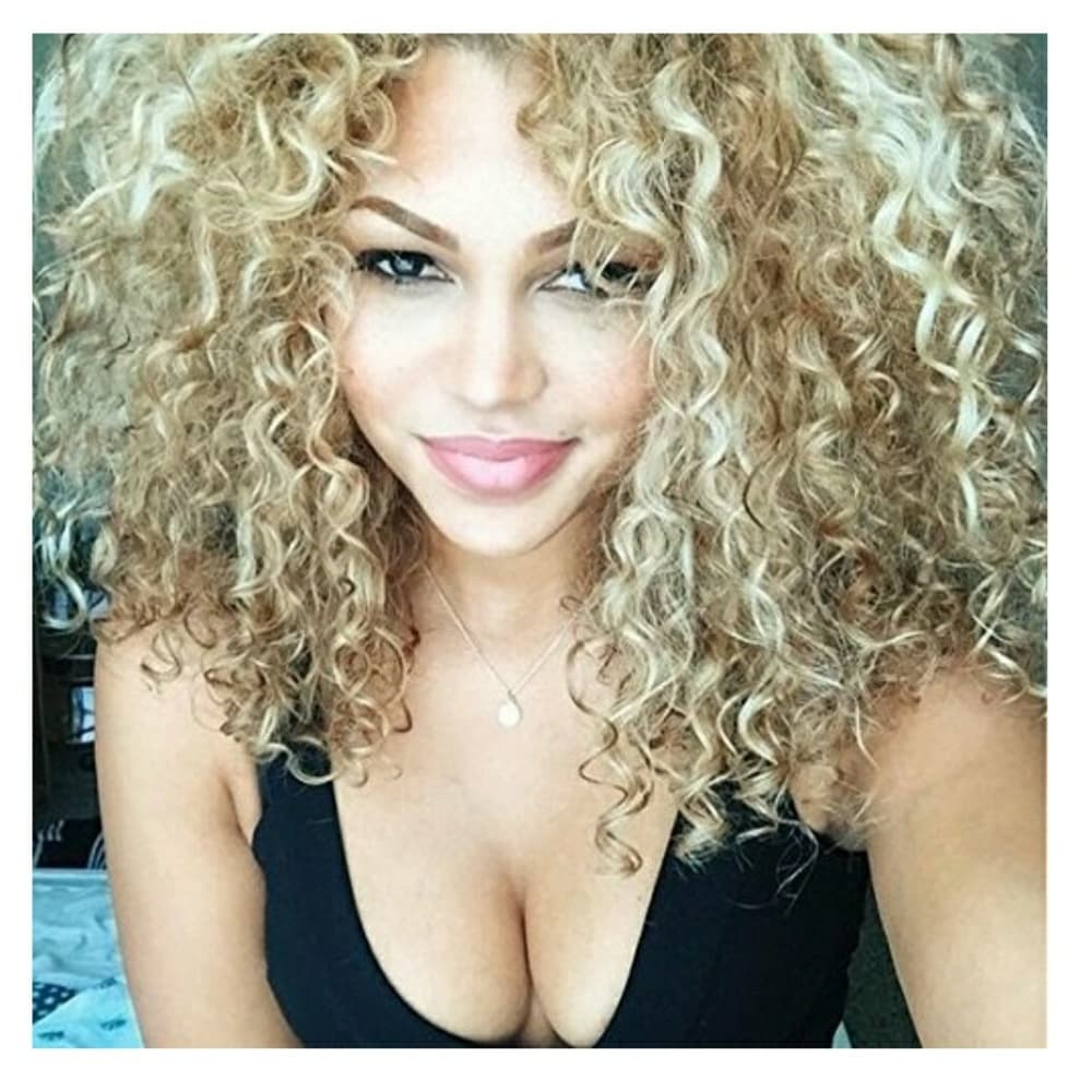 Curly Blonde Wig - Thumbnail 6