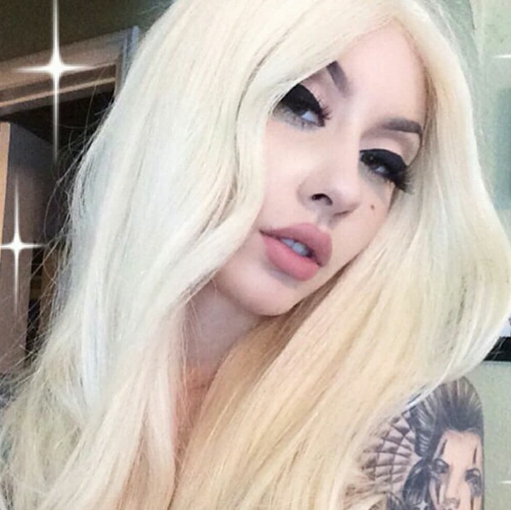 Platinum Blonde LaceFront Wig Wig 22-24inches - Thumbnail 2