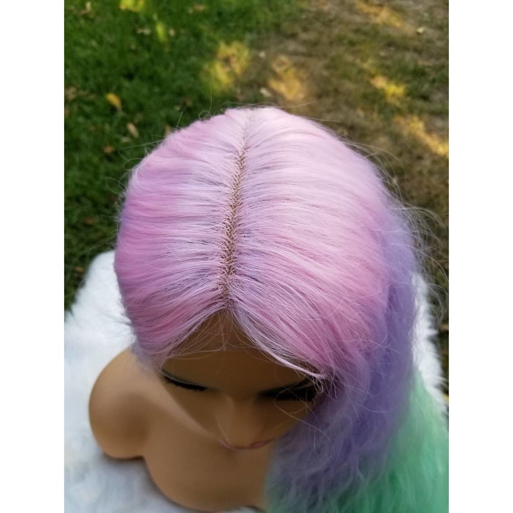 Rainbow Lace Front Wig 42 inches long!! - Thumbnail 3