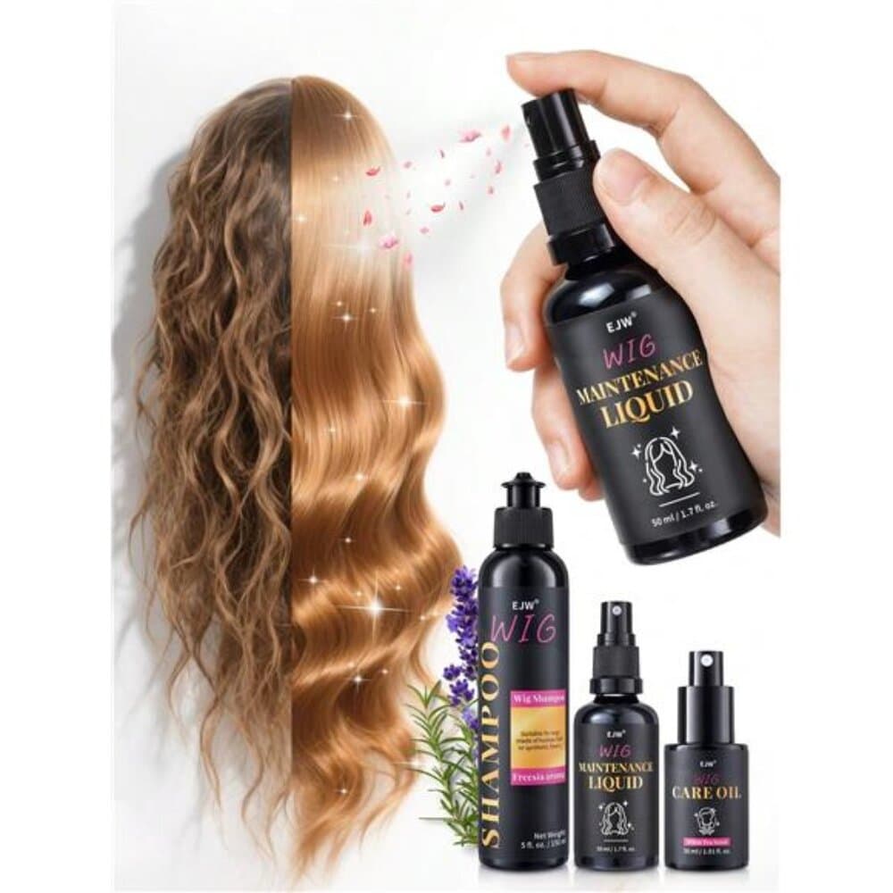 Wig Hair Care Oil Spray, Wig Shampoo, Coconut Oil Formula For Dry Hair, - Thumbnail 16