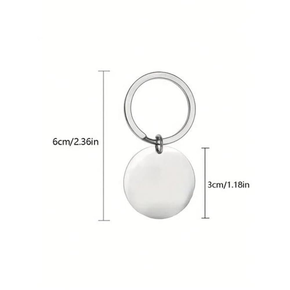 "Christian Keychain Inspirational God Is Within Her She Will Not Fall " - Thumbnail 3