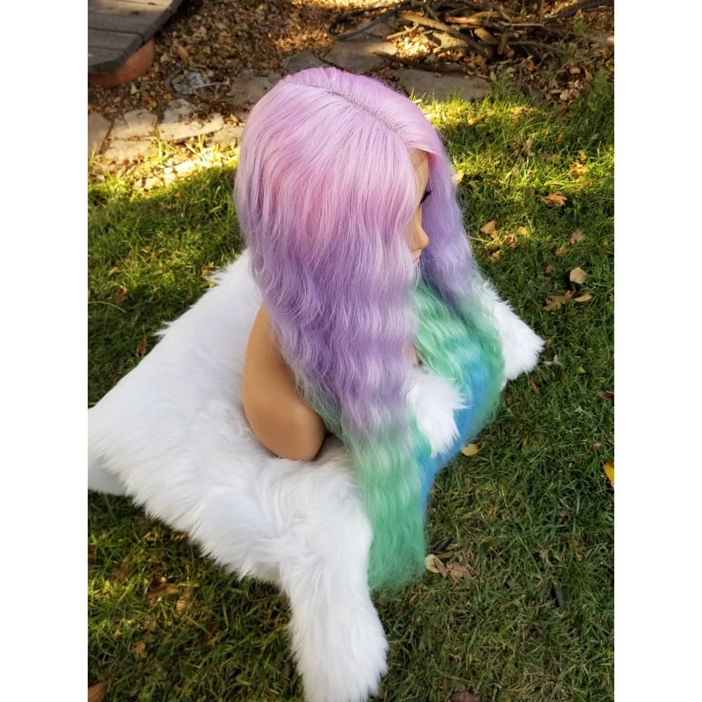 Rainbow Lace Front Wig 42 inches long!! - Thumbnail 6