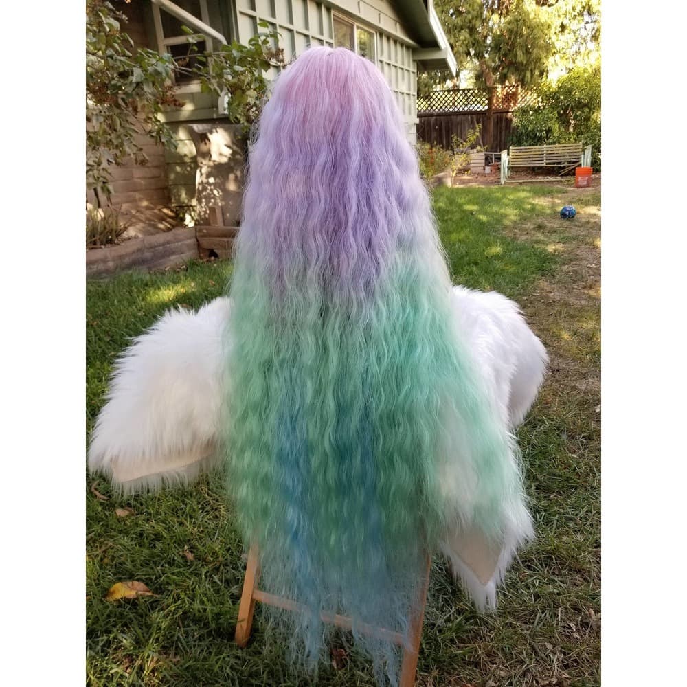 Rainbow Lace Front Wig 42 inches long!! - Thumbnail 7