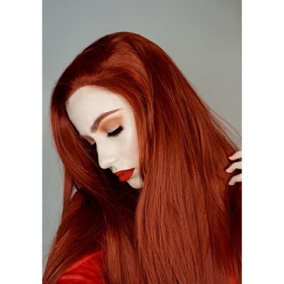 Red Beauty LaceFront Wig Wig 22-24inches - Thumbnail 2