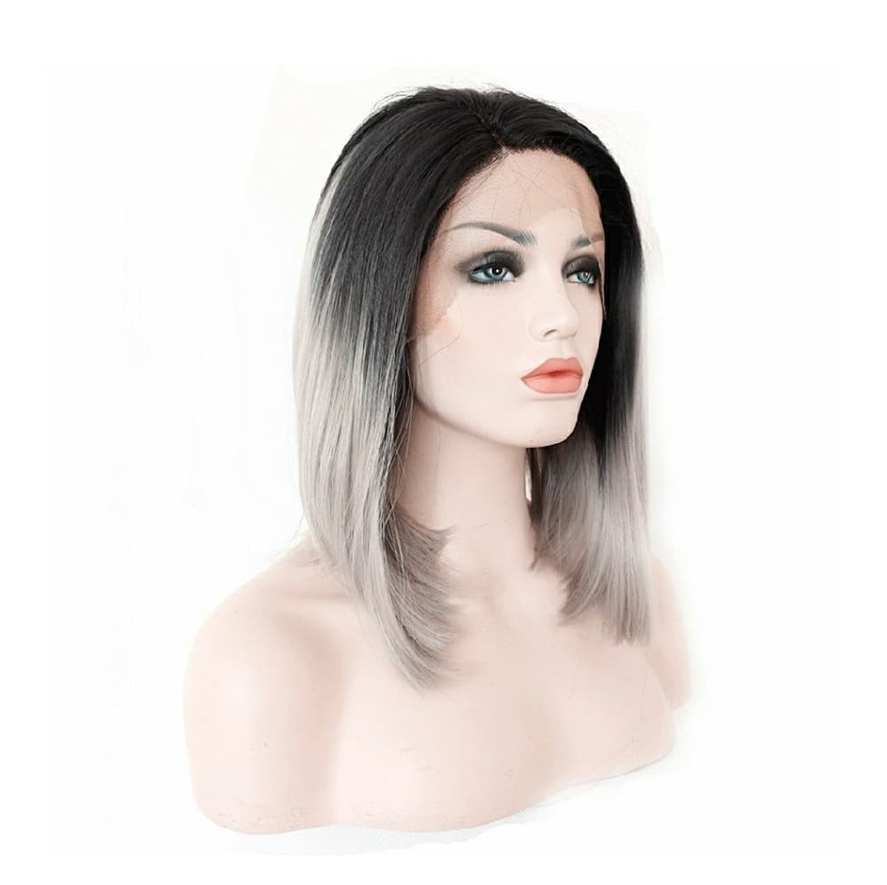 Ombre Gray Beauty LaceFront Wig Wig