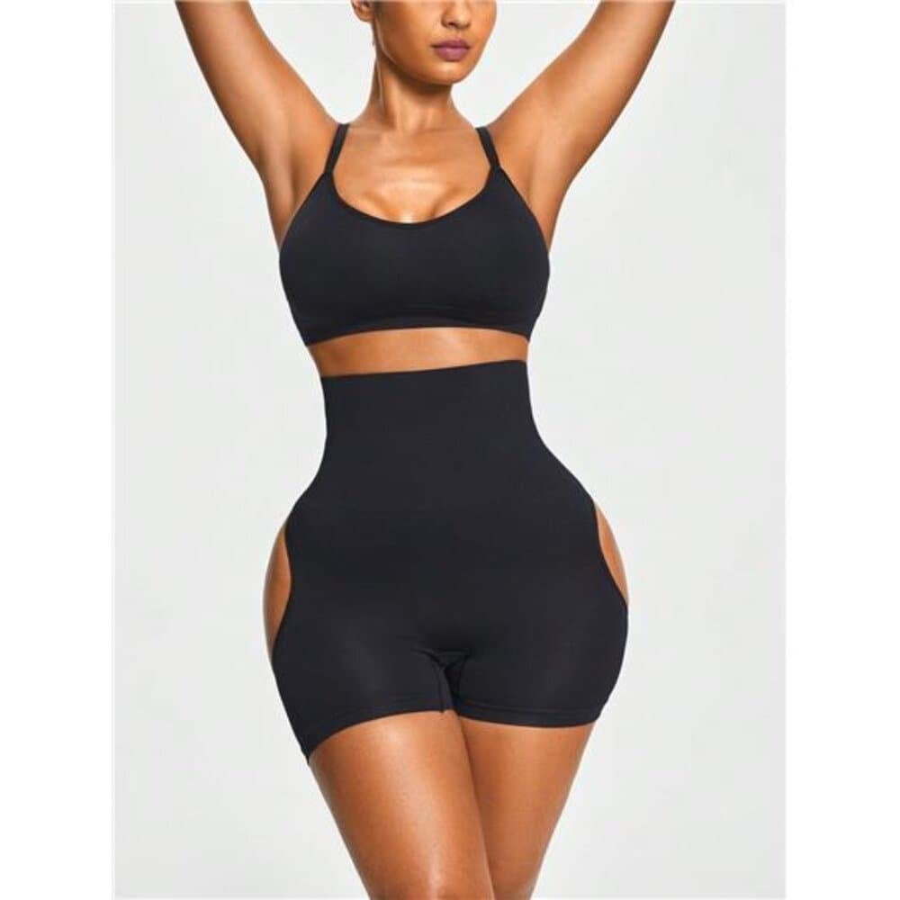 Shape Seamless Cut-Out Mid Thigh Short Body Shaper Butt Lifter-Tummy Waist - Thumbnail 2