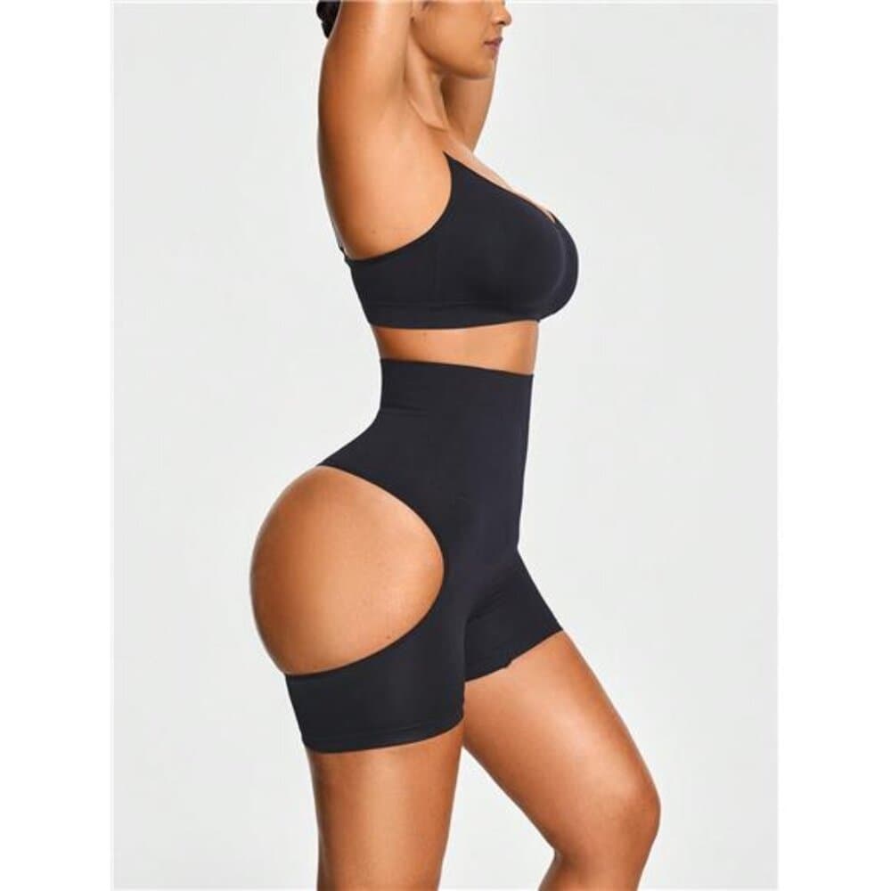 Shape Seamless Cut-Out Mid Thigh Short Body Shaper Butt Lifter-Tummy Waist - Thumbnail 3