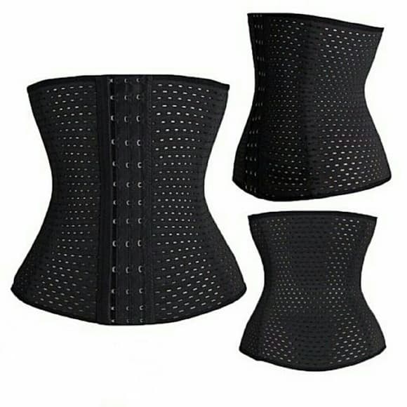 Black Breathable Waist Trainer-Slim Your Waist! - Thumbnail 2