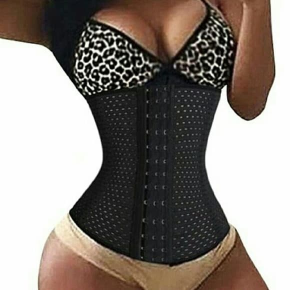 Black Breathable Waist Trainer-Slim Your Waist! - Thumbnail 3
