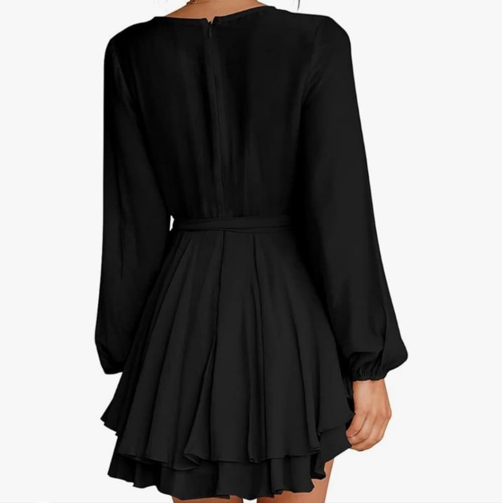 Black Beauty V Neck Dreas - Thumbnail 3