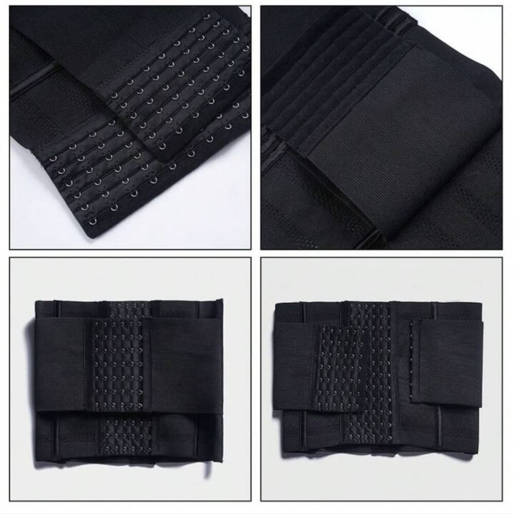 Wrap Waist Trainer Double Belt Faja Body - Thumbnail 4