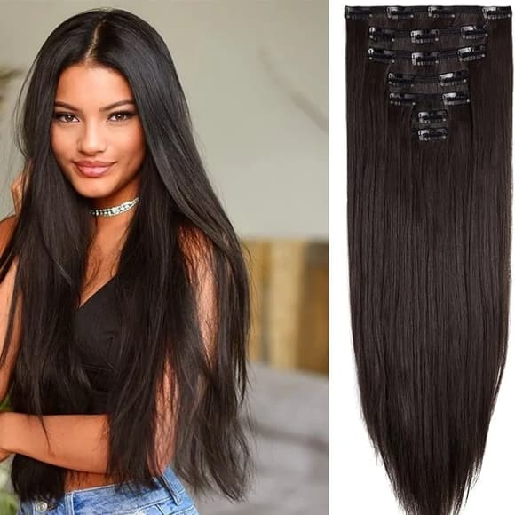 Beautiful Full Head clip in Extension - Thumbnail 2