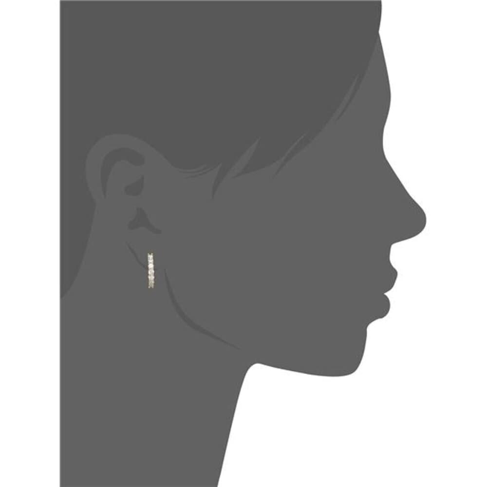Beautiful Hinged Huggie Hoop Earrings - Thumbnail 3