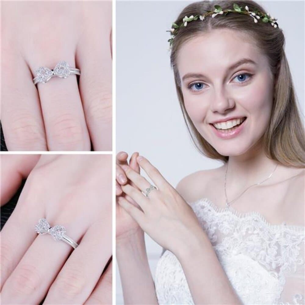 JewelryPalace 14k White Yellow Rose Gold Plated 925 Sterling Silver Rings for - Thumbnail 11