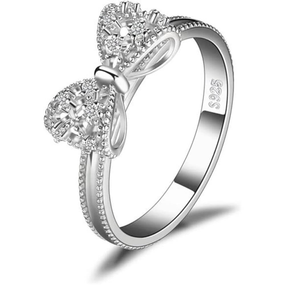JewelryPalace 14k White Yellow Rose Gold Plated 925 Sterling Silver Rings for - Thumbnail 6