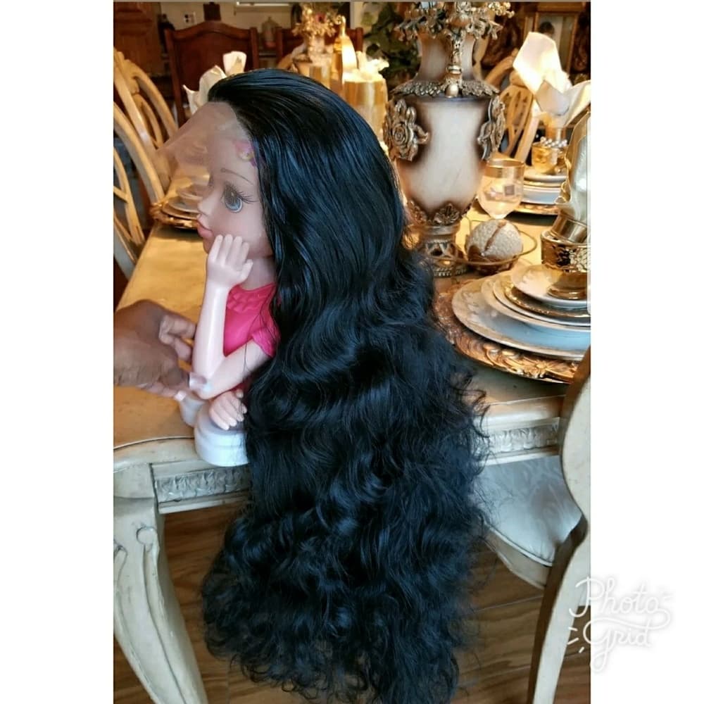 Curly Bodywave Beauty Lacefront Wig 22-24inches - Thumbnail 3