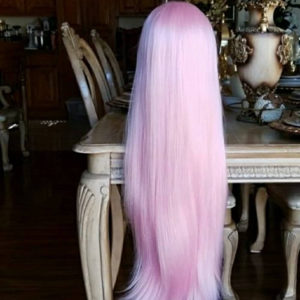 Pink Beauty LaceFront Wig Wig inches - Thumbnail 7