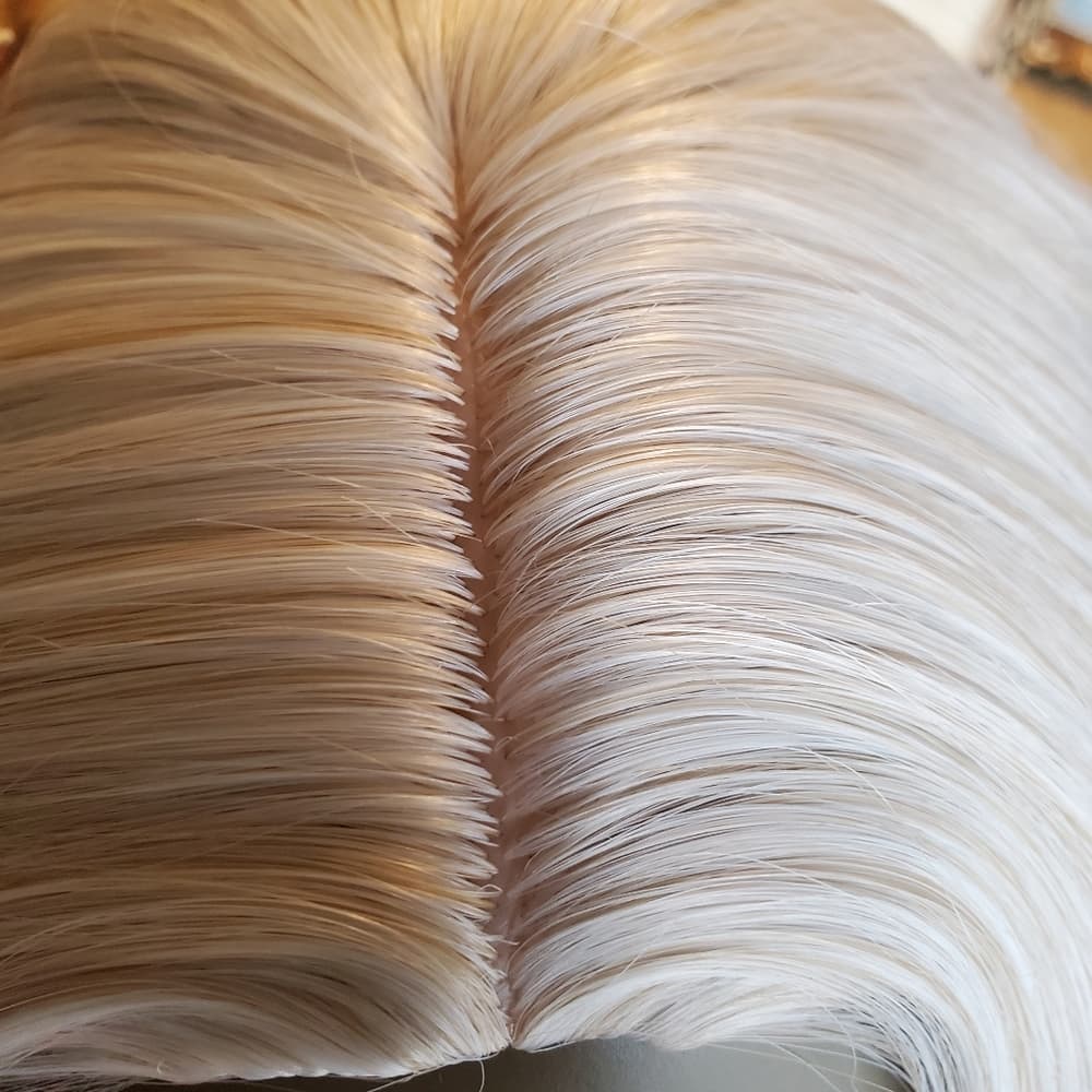 White Blonde Full Wig 20-24 inches!! READY TO SHIP TODAY!!! - Thumbnail 14