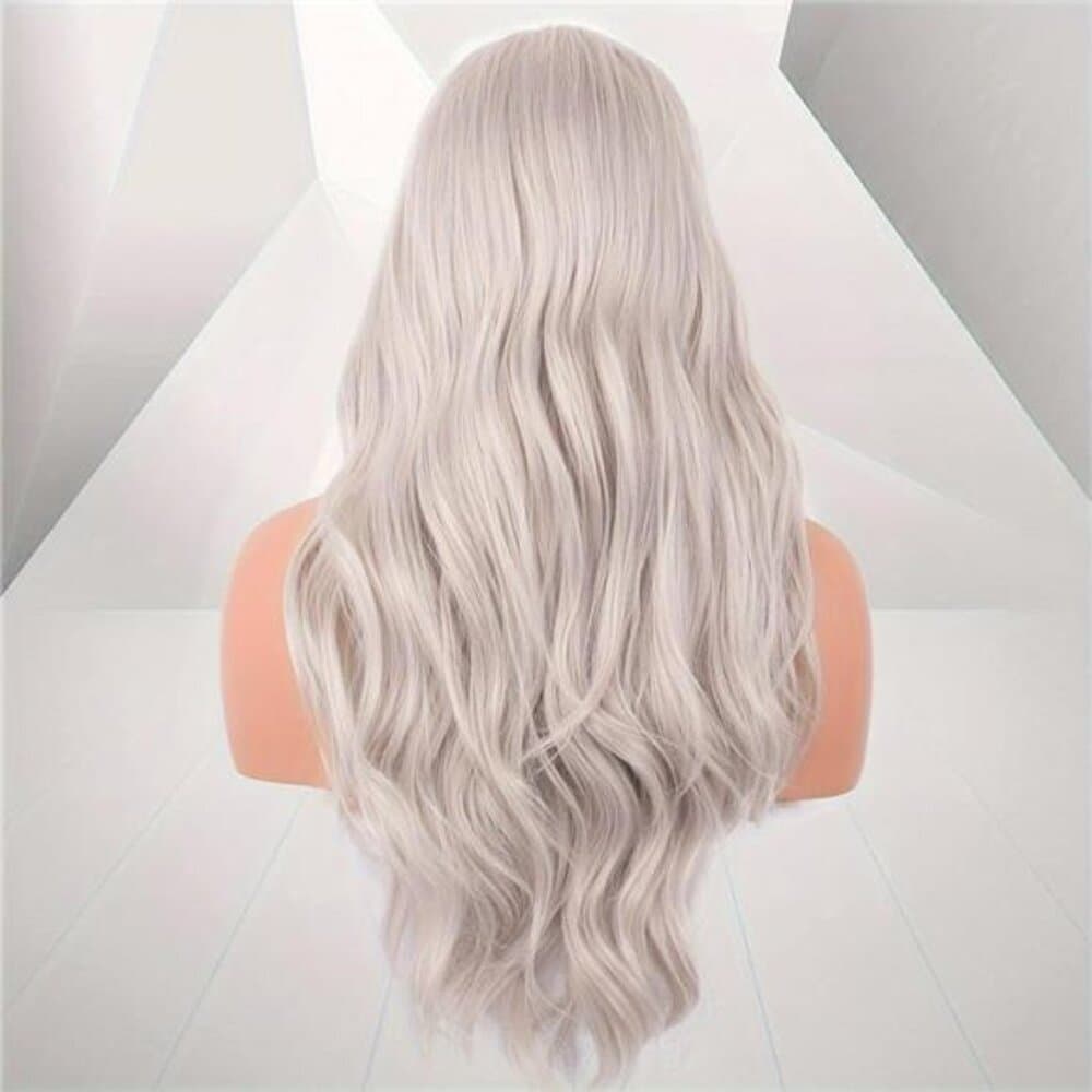 Light Gray Lace Front Glueless Wig 22 inch!! - Thumbnail 4