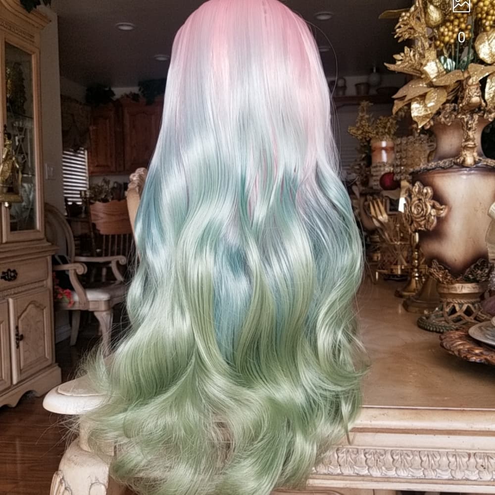 Rainbow Beauty Wig - Thumbnail 8