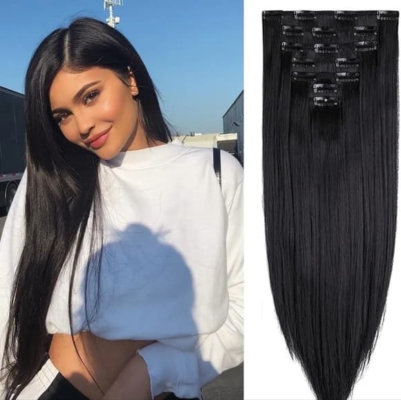 Beautiful Full Head clip in Extension - Thumbnail 2