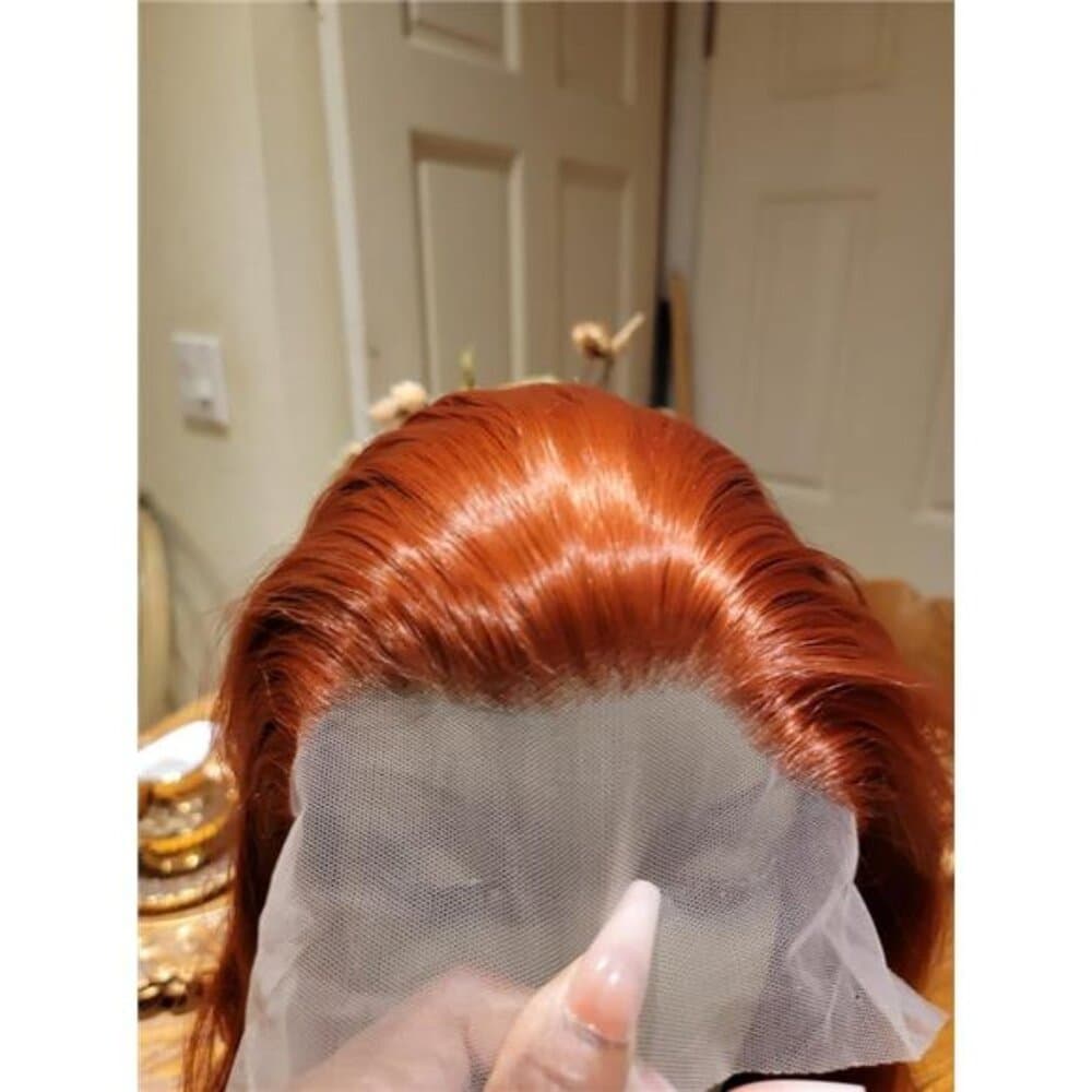 Dark Copper Beauty Lace Front Wig - Thumbnail 6