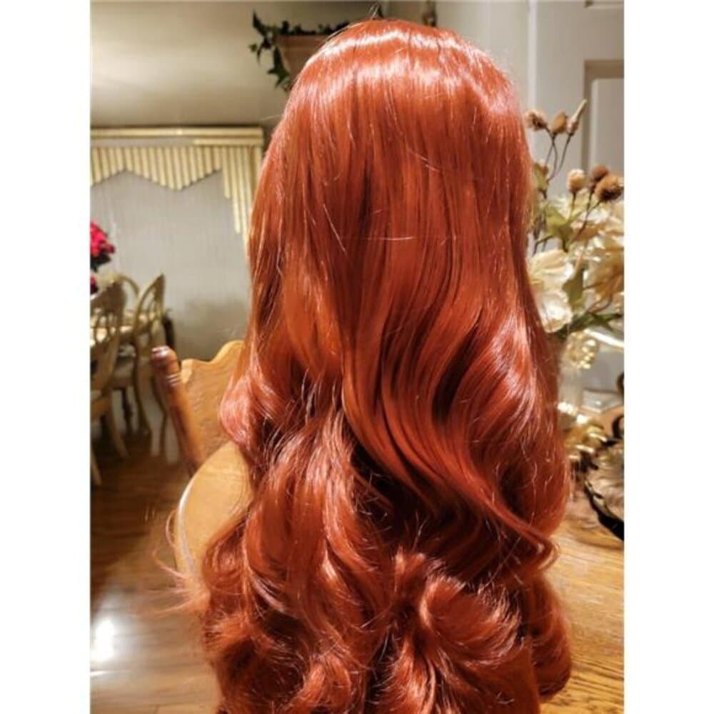 Dark Copper Beauty Lace Front Wig - Thumbnail 10