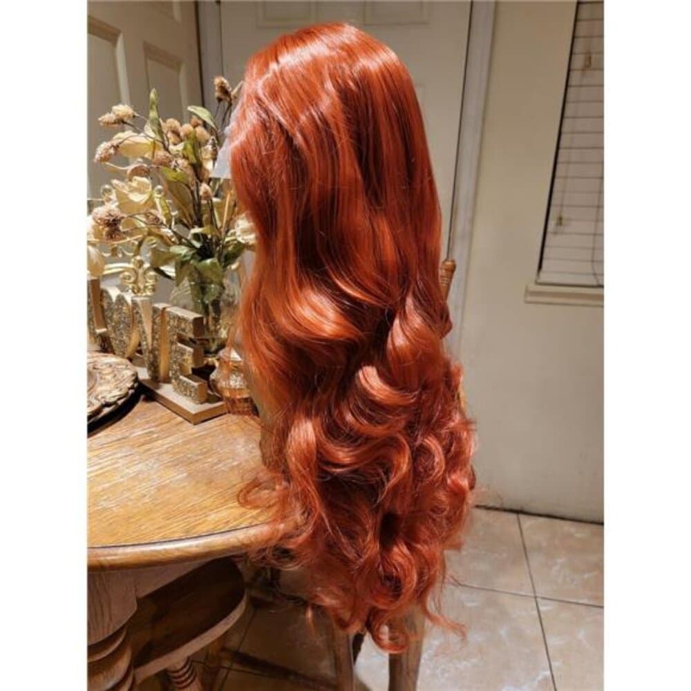 Dark Copper Beauty Lace Front Wig - Thumbnail 14
