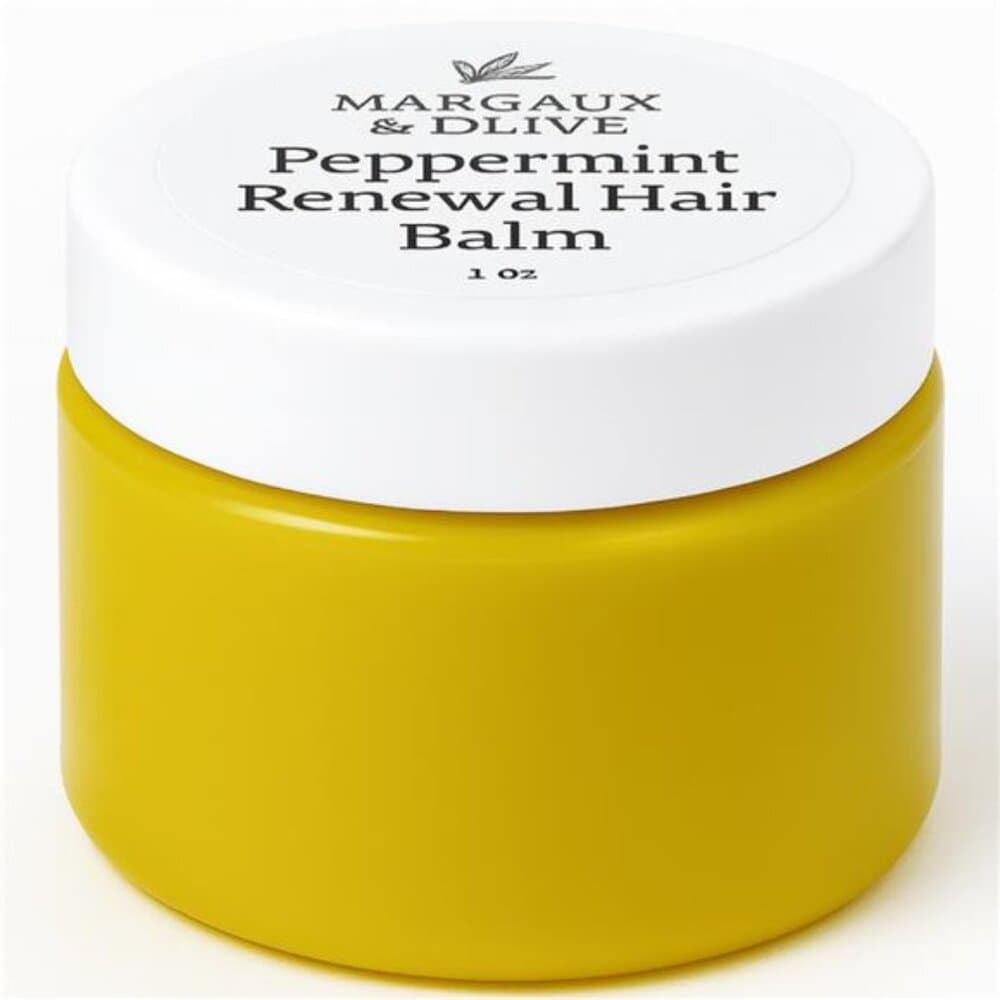 Peppermint Herbal Hair Balm | 20+ Oils & Herbs with Shea Butter, Aloe & Castor - Thumbnail 2