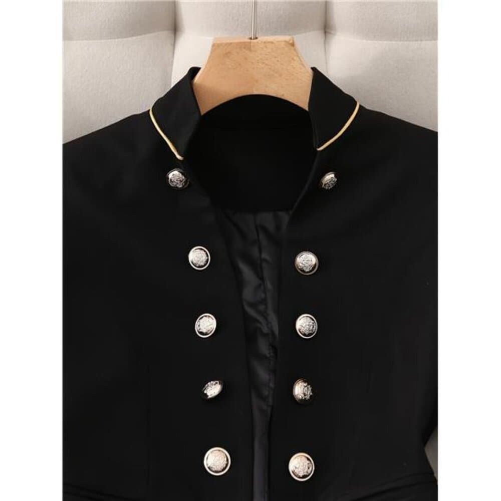 Elegant Blazer Jacket] Elegant Minimalist Women's Blazer Jacket | Graceful - Thumbnail 5