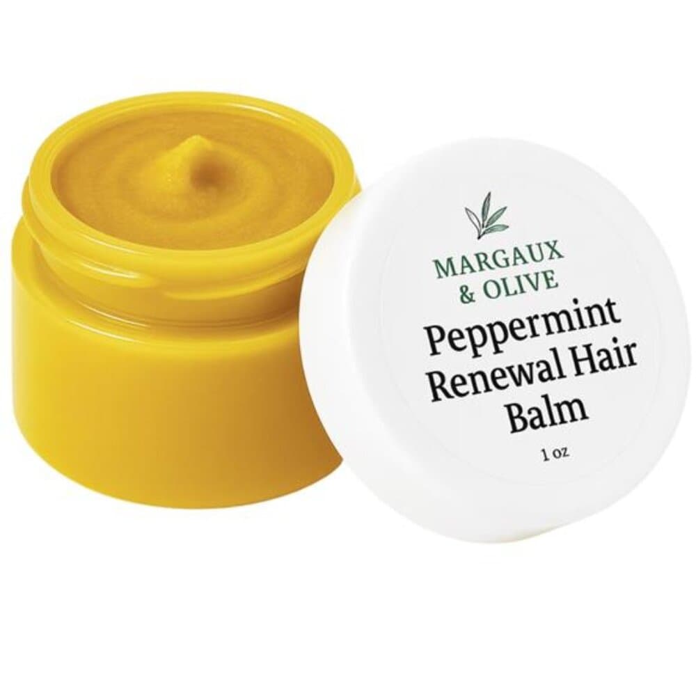 Peppermint Herbal Hair Balm | 20+ Oils & Herbs with Shea Butter, Aloe & Castor - Thumbnail 8