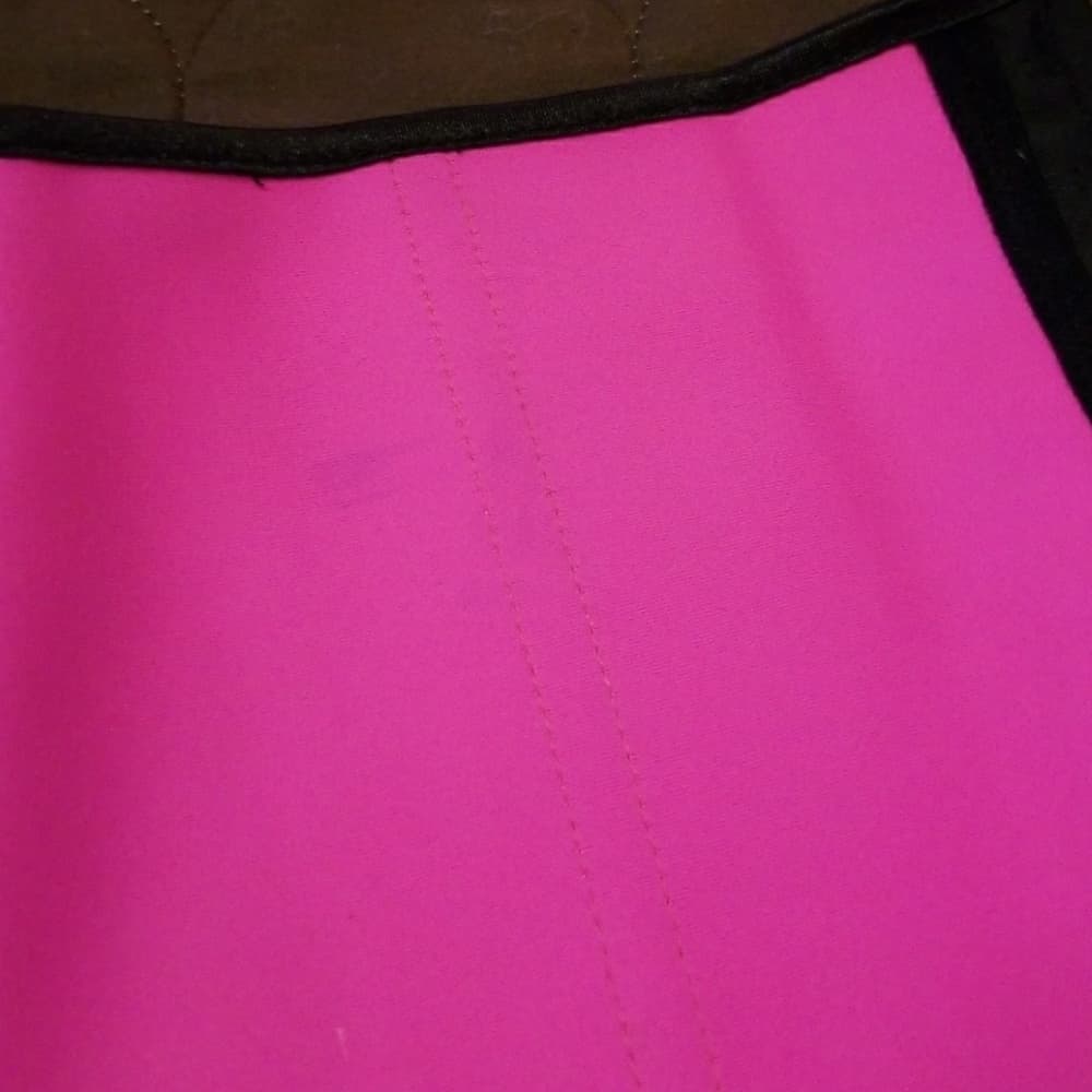 Rose Red Pink Latex Waist Trainer - Thumbnail 4
