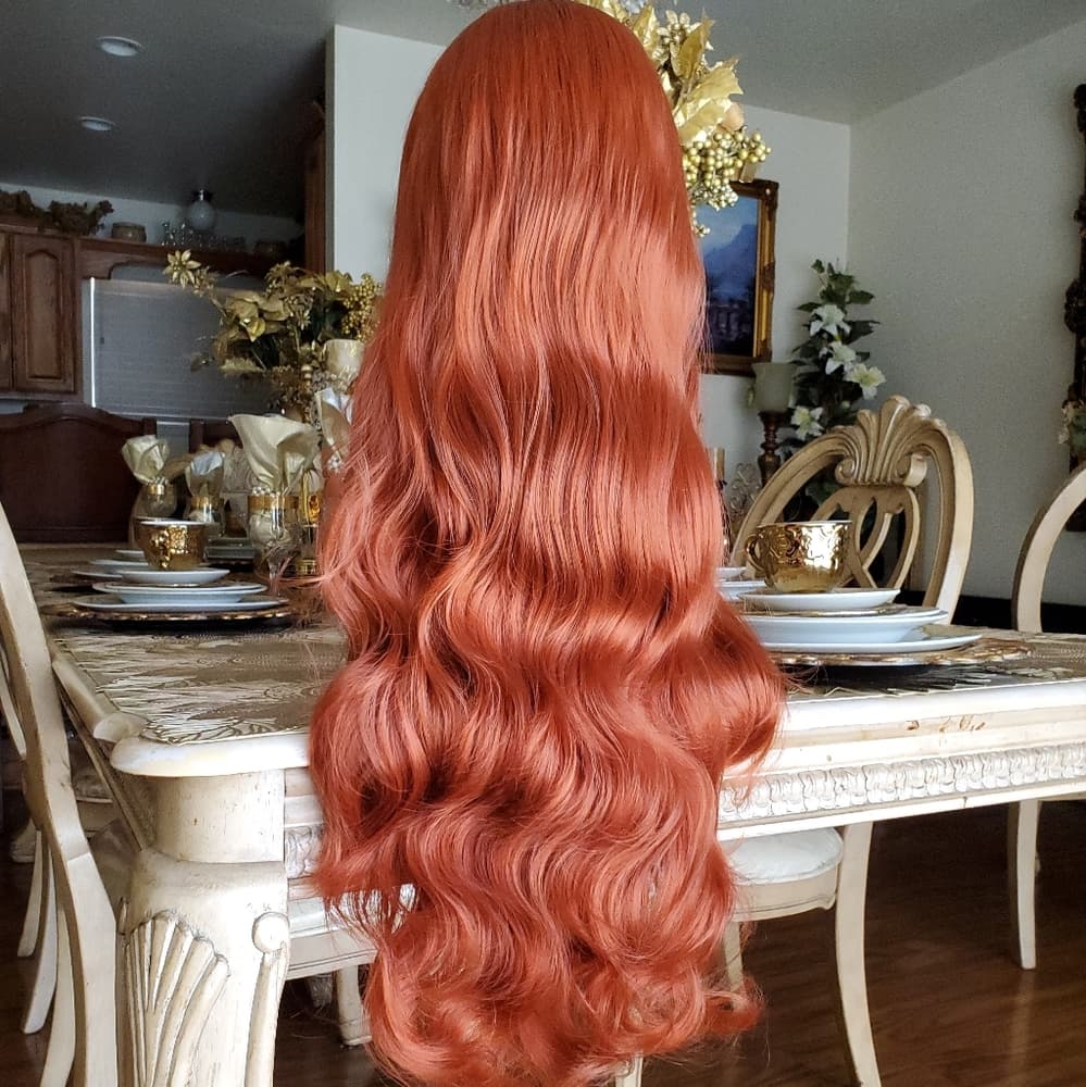 Copper Beauty Lace Front Wig - Thumbnail 5