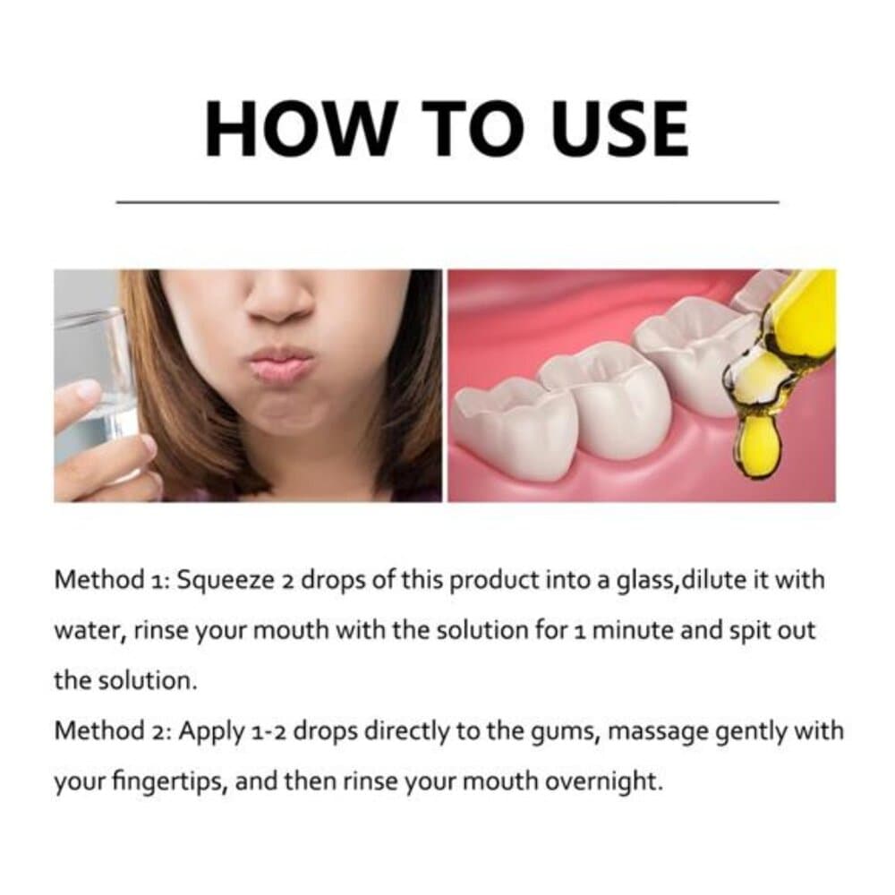 Rapid Repair Gums Serum Effectively Relieve Tooth Allergy Dental Caries Tooth - Thumbnail 6