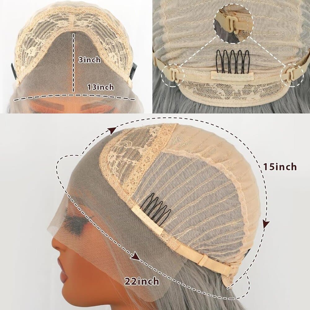 Gray Beauty Lace Front Wig - Thumbnail 4